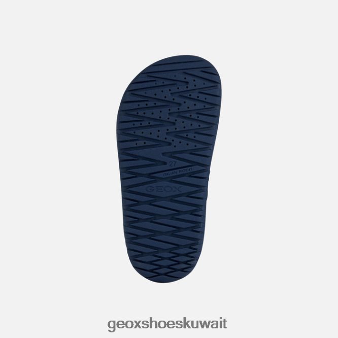 Geox BLL84T1054 Sandal Fusbetto Junior Navy/Lime