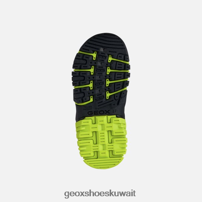 Geox BLL84T1272 Sandal Dynomix Boy Navy/Lime