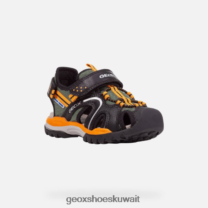 Geox BLL84T1277 Borealis Boy Black/Orange