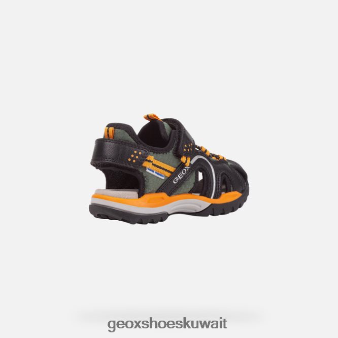 Geox BLL84T1277 Borealis Boy Black/Orange