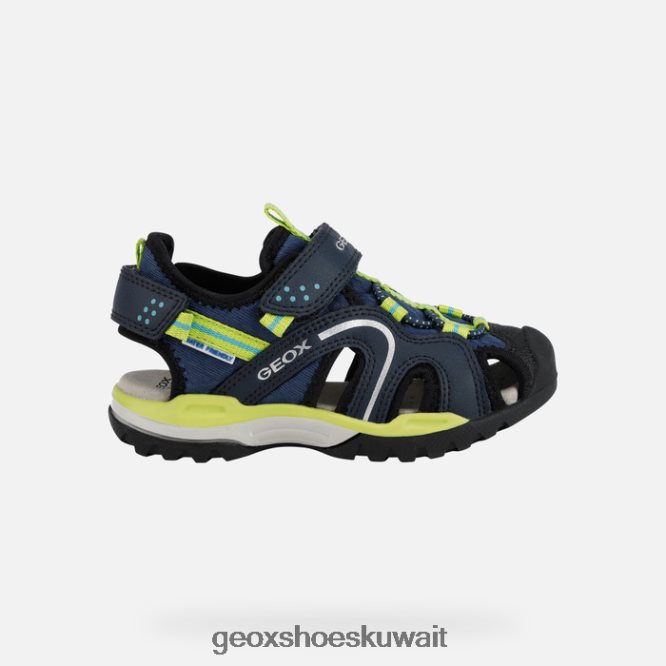 Geox BLL84T1278 Borealis Boy Dk Blue/Lime