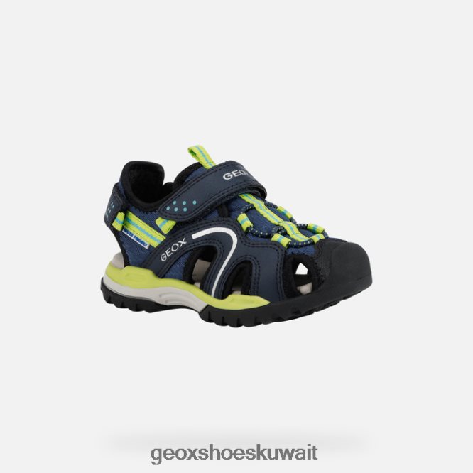 Geox BLL84T1278 Borealis Boy Dk Blue/Lime