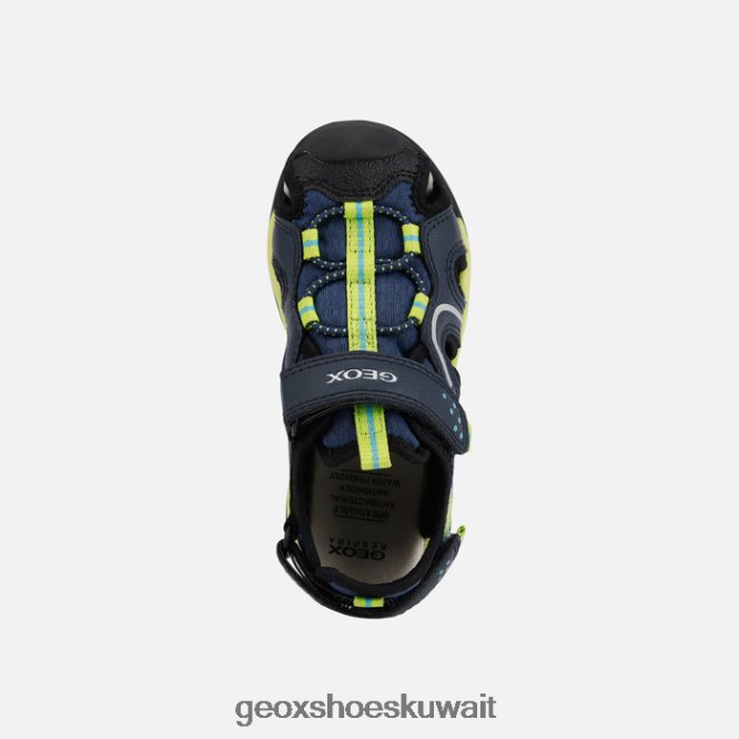 Geox BLL84T1278 Borealis Boy Dk Blue/Lime
