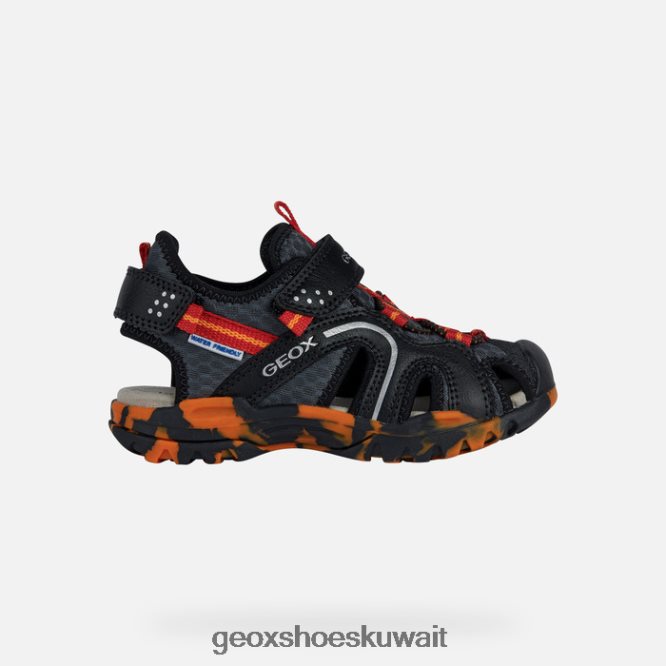 Geox BLL84T1279 Borealis Boy Black/Red