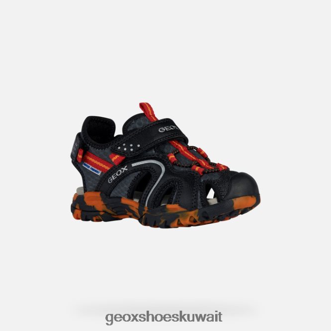 Geox BLL84T1279 Borealis Boy Black/Red