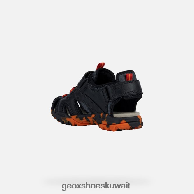 Geox BLL84T1279 Borealis Boy Black/Red