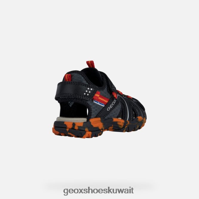 Geox BLL84T1279 Borealis Boy Black/Red