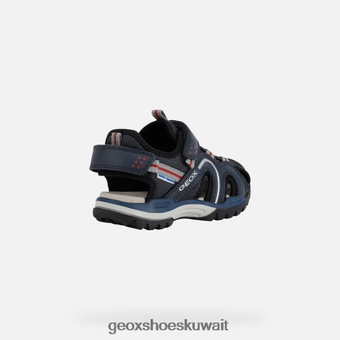 Geox BLL84T1281 Borealis Boy Navy/Red