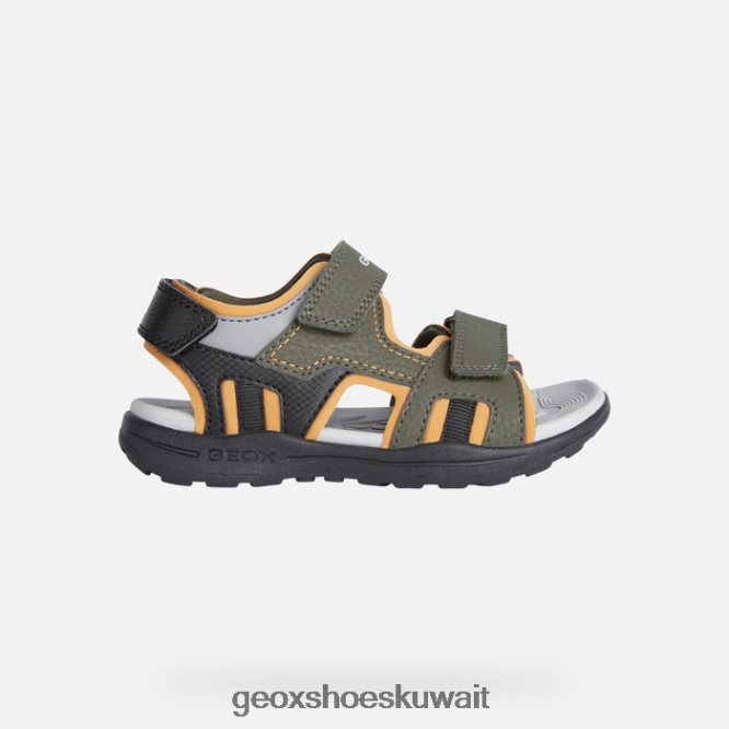 Geox BLL84T1313 Vaniett Boy Military/Orange