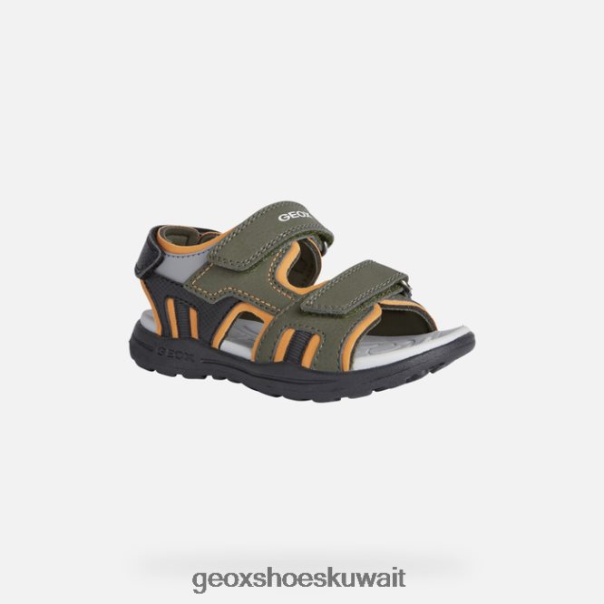 Geox BLL84T1313 Vaniett Boy Military/Orange