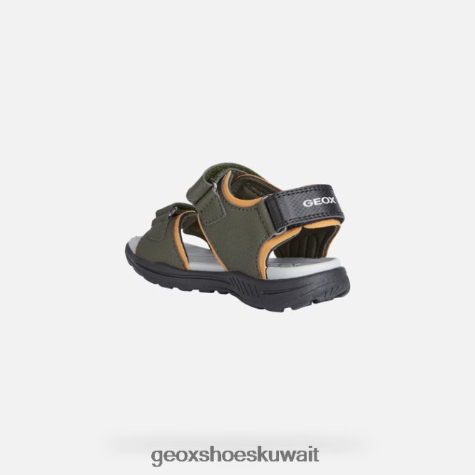 Geox BLL84T1313 Vaniett Boy Military/Orange
