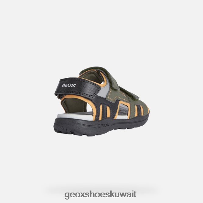 Geox BLL84T1313 Vaniett Boy Military/Orange