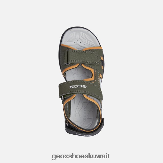 Geox BLL84T1313 Vaniett Boy Military/Orange