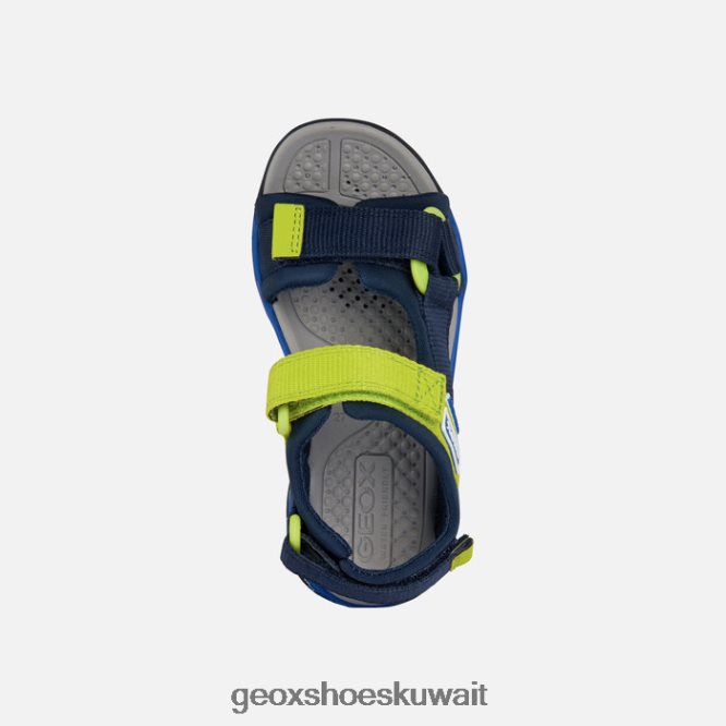 Geox BLL84T1317 Borealis Boy Navy/Lime Green