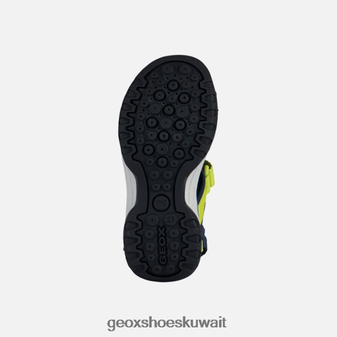 Geox BLL84T1317 Borealis Boy Navy/Lime Green