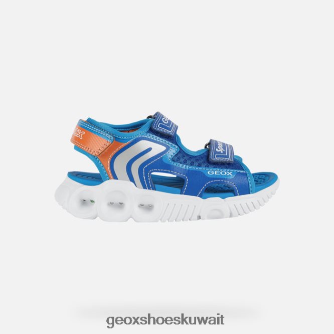 Geox BLL84T1320 Sandal Wroom Boy Royal/Orange