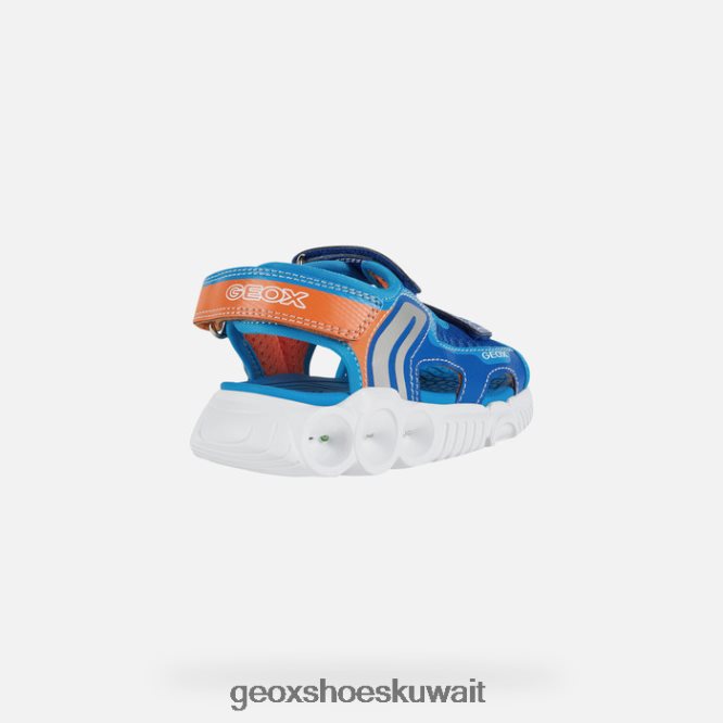 Geox BLL84T1320 Sandal Wroom Boy Royal/Orange