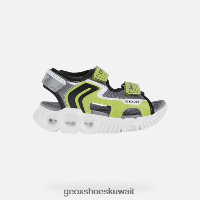 Geox BLL84T1321 Sandal Wroom Boy Lime/Black