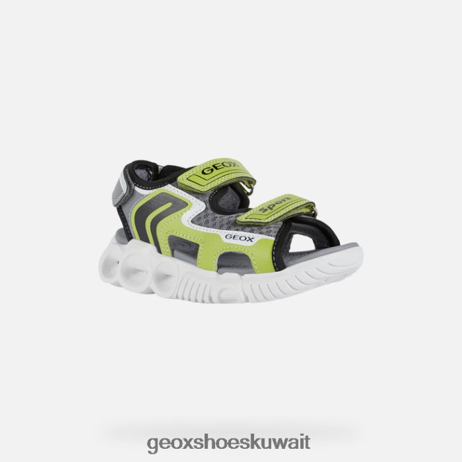 Geox BLL84T1321 Sandal Wroom Boy Lime/Black