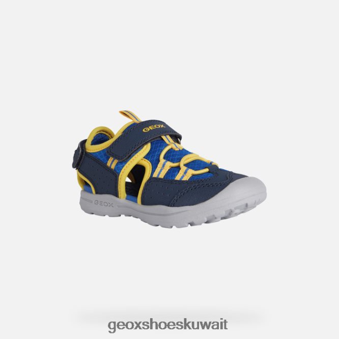 Geox BLL84T1324 Vaniett Boy Navy/Yellow