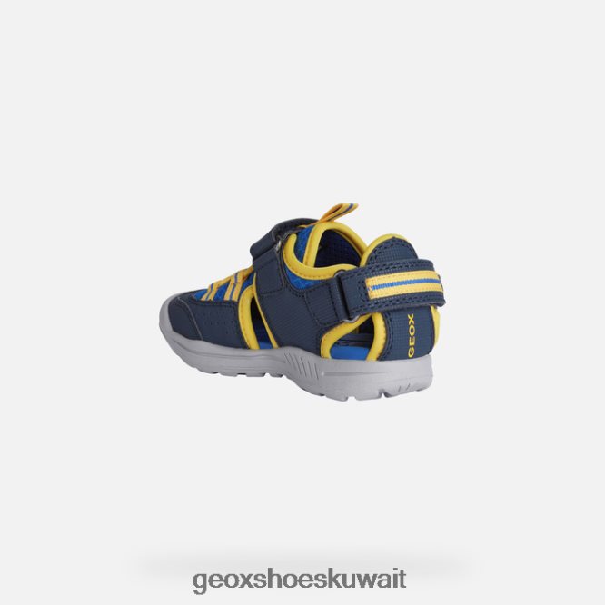Geox BLL84T1324 Vaniett Boy Navy/Yellow