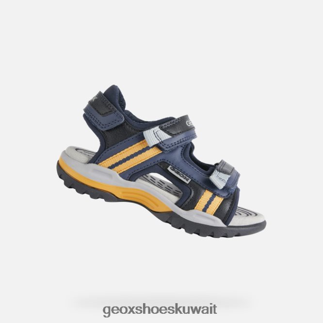 Geox BLL84T1346 Borealis Boy Navy/Dark Yellow