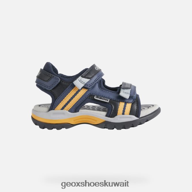 Geox BLL84T1346 Borealis Boy Navy/Dark Yellow