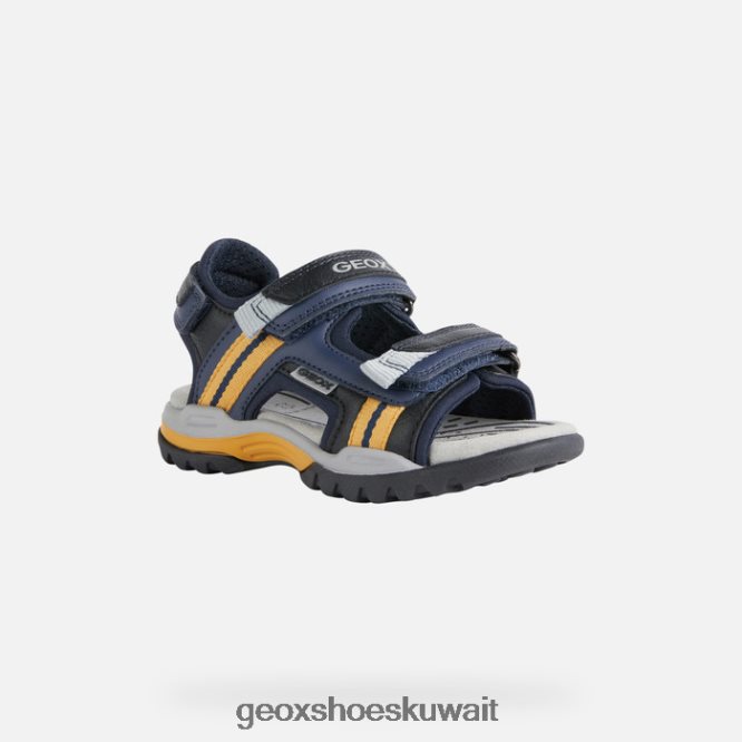 Geox BLL84T1346 Borealis Boy Navy/Dark Yellow
