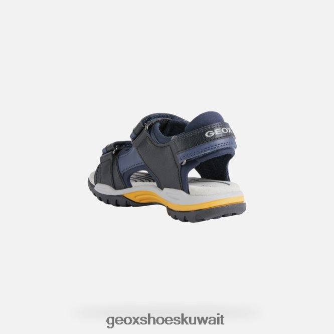Geox BLL84T1346 Borealis Boy Navy/Dark Yellow