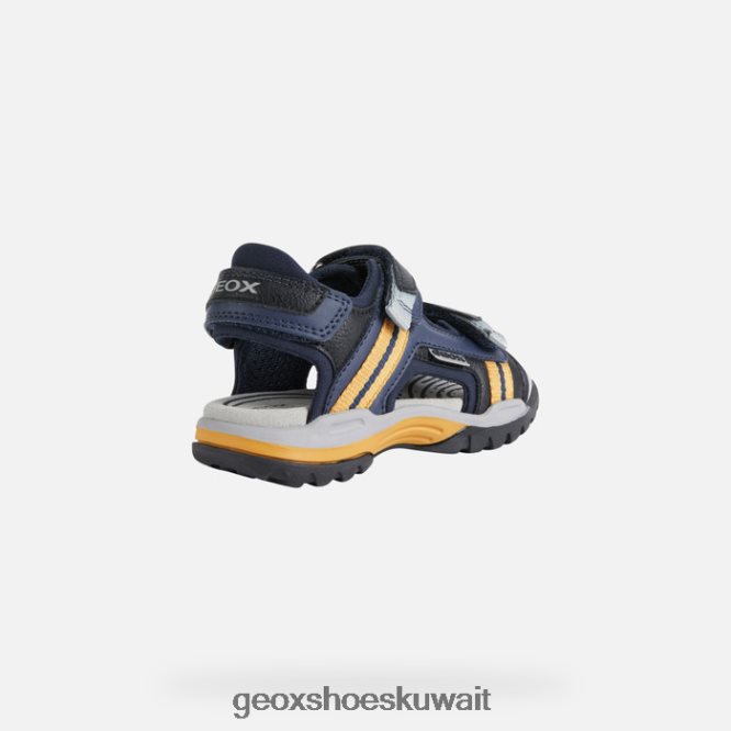 Geox BLL84T1346 Borealis Boy Navy/Dark Yellow