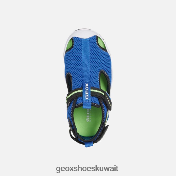 Geox BLL84T1348 Wader Junior Royal/Fluogreen