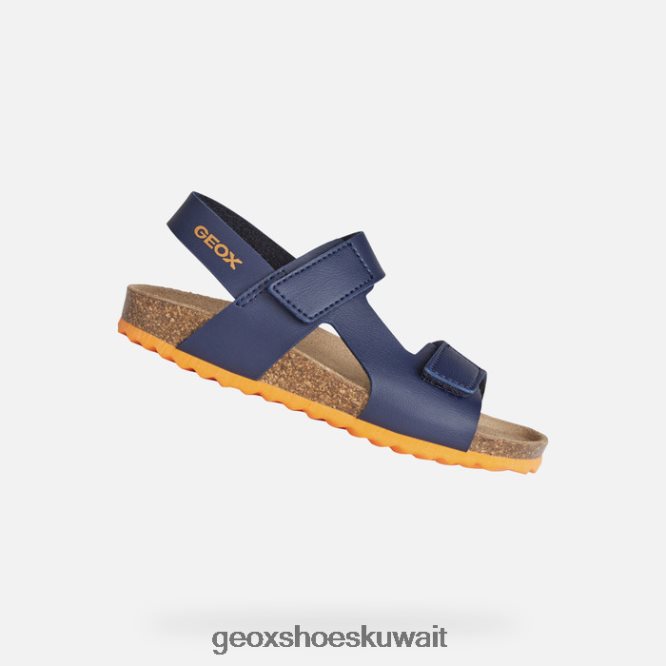 Geox BLL84T1378 Ghita Boy Navy/Orange