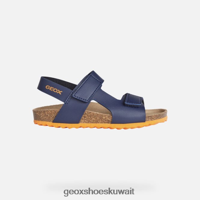 Geox BLL84T1378 Ghita Boy Navy/Orange