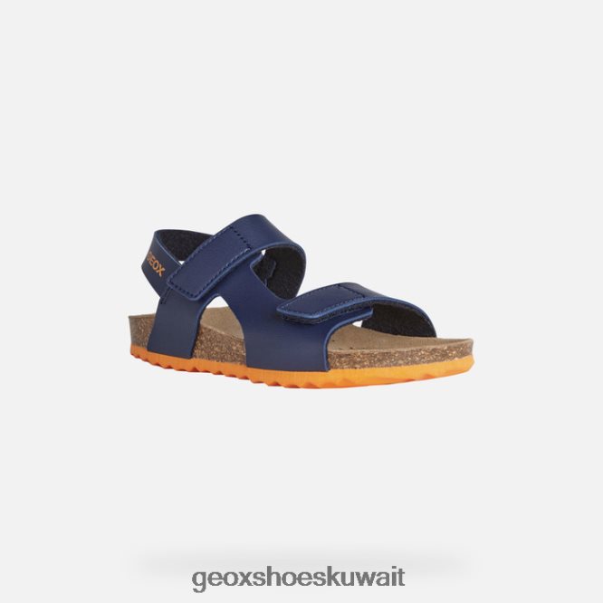 Geox BLL84T1378 Ghita Boy Navy/Orange