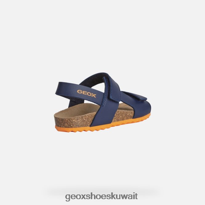 Geox BLL84T1378 Ghita Boy Navy/Orange