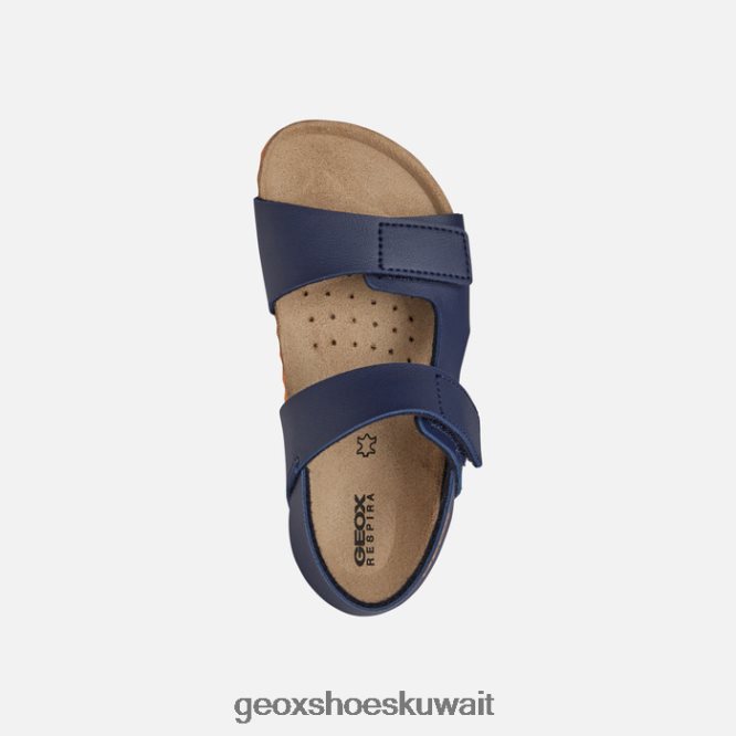 Geox BLL84T1378 Ghita Boy Navy/Orange