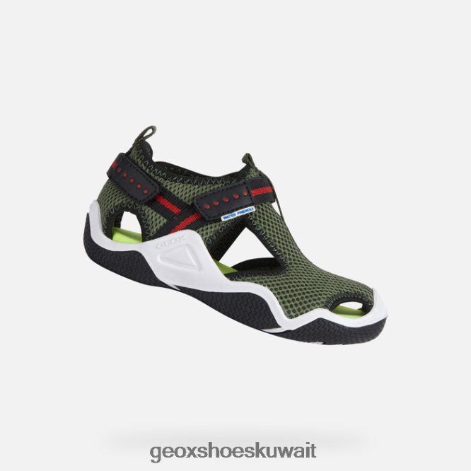 Geox BLL84T1871 Wader Junior Military