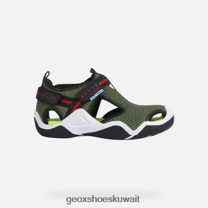 Geox BLL84T1871 Wader Junior Military