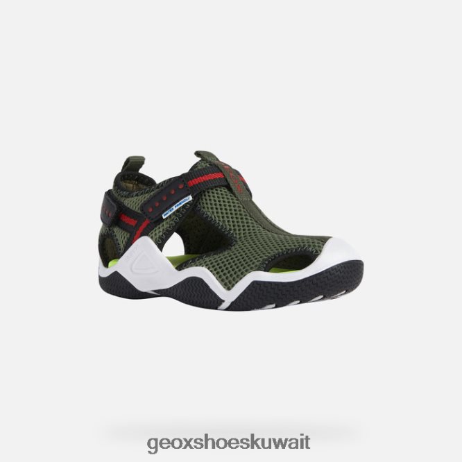 Geox BLL84T1871 Wader Junior Military