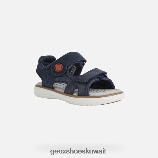 Geox BLL84T1946 Sandal Maratea Boy Navy/Dark Red