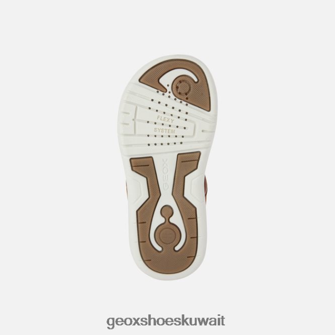 Geox BLL84T1947 Sandal Maratea Boy Brown/Dark Yellow