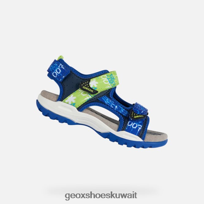 Geox BLL84T1957 Borealis Boy Navy/Lime