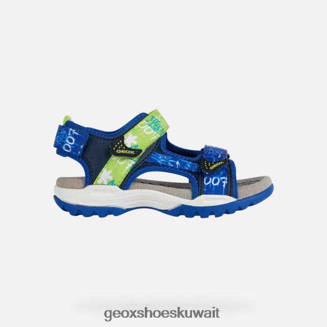 Geox BLL84T1957 Borealis Boy Navy/Lime
