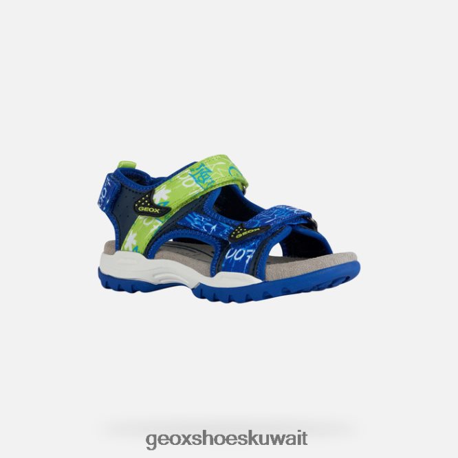 Geox BLL84T1957 Borealis Boy Navy/Lime