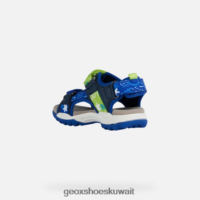 Geox BLL84T1957 Borealis Boy Navy/Lime