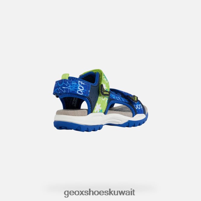 Geox BLL84T1957 Borealis Boy Navy/Lime