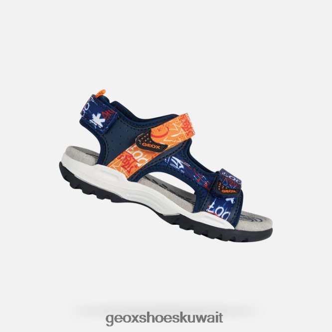 Geox BLL84T1958 Borealis Boy Navy/Orange
