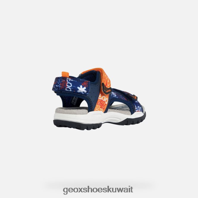 Geox BLL84T1958 Borealis Boy Navy/Orange