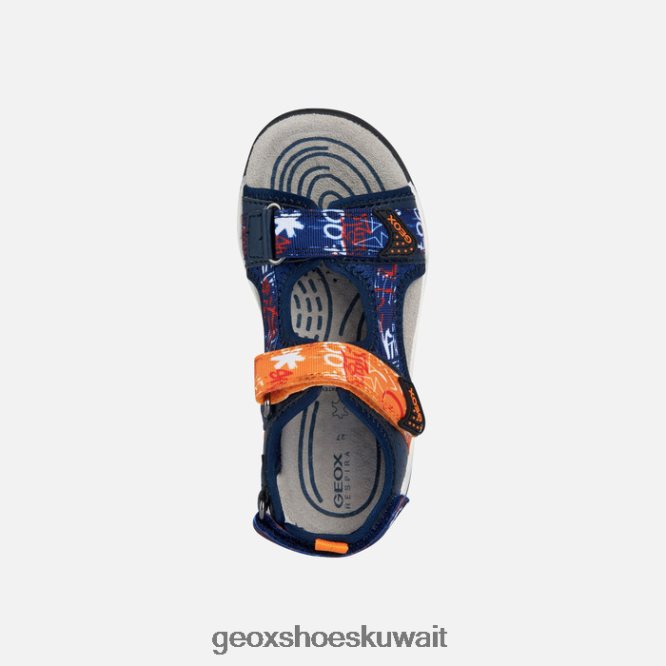 Geox BLL84T1958 Borealis Boy Navy/Orange