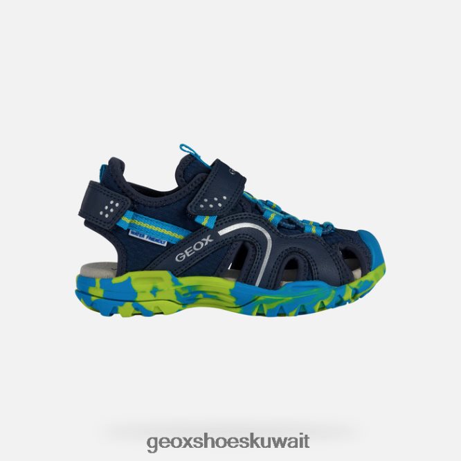 Geox BLL84T1973 Borealis Boy Navy/Lime